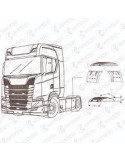 Calotte aile ar gh/dr plate pour scania r, s euro - TrucksActiv.fr