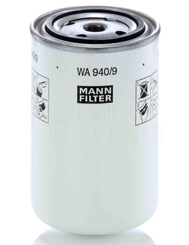 Filtre de liquide de refroidissement Mann Filter WA940/9